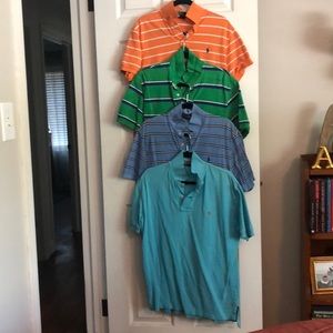 Lot of 4 Men’s Ralph Lauren Polos